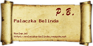 Palaczka Belinda névjegykártya